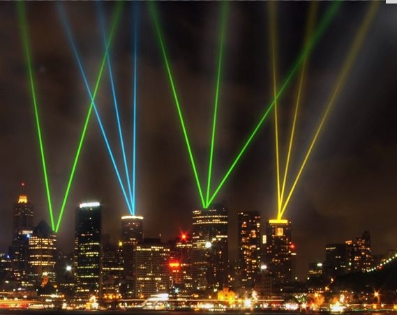 Creation of Sydney Laser Show: Step 4